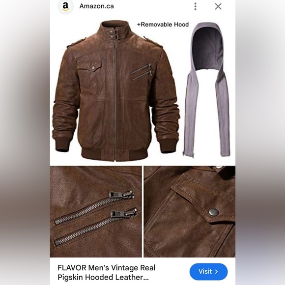 NWT  tan Leather jacket,pigskin,biker,Yellowstone,aviator,event, vtg tag, EC, - Picture 10 of 10